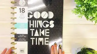Ежедневник BIG Vertical Happy Planner - Black & White