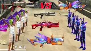 Bizon Gun Skin Fight Free Fire 🔥 Noob vsBunny Bundle 👿 Gun Skin FightFree FireY ⚡️ GAMING Free Fire 