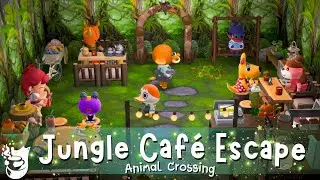Jungle Caf&eacute; Escape | Relaxing Jazz and Tea Time with Animal Companions