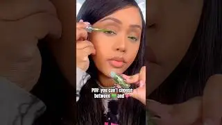 When you are caught between two worlds #IPSY #makeup #eyeliner