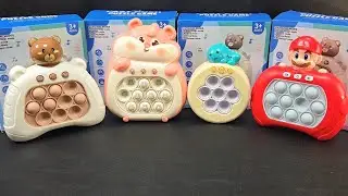 4 Minutes Satisfying ASMR with Playing Push Game Pop It Eletr&ocirc;nico Fidget Toy No Talking
