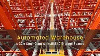 32m High-Bay Automated Warehouse | AS/RS Racking System with 35,840 Pallet Positions