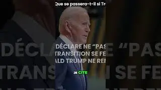 Joe Biden exprime ses inqui&eacute;tudes face &agrave; la transition pacifique apr&egrave;s l'&eacute;lection pr&eacute;sidentielle