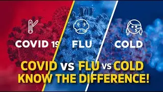 COVID vs Flu vs Cold | Key Symptoms, Onset, Severity & How to Tell the Difference #covid #facts