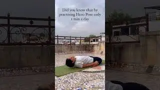 One of the best pose🦋🦋 #yogaforbeginners #youtubeshorts #onlineyogaclasses #heropose