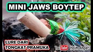 Tutorial Lengkap Cara Membuat Lure Jaws Frog 2,7cm