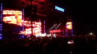 Chilli peppers opening at Firefly 2013