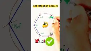 The Hexagon Secret | draw with compass