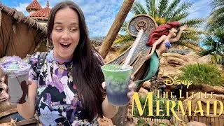 New Little Mermaid SNACKS At Disney's Magic Kingdom!