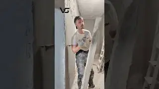 Секрет штукатурки #василий_санузел #ремонт #ванная #штукатурка #стены