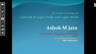 Network Analysis |  Super Node and Super Mesh, Numericals |  Unit 1-10