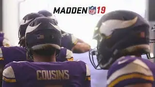 Madden 19 Vikings vs Redskins Full 1st Half Gameplay