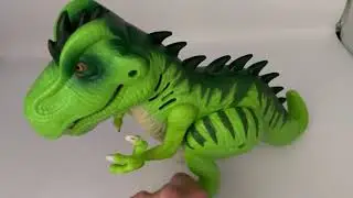 Hasbro Jurassic World JW Electronic Lights & Sound Green Dinosaur T Rex How does it work?