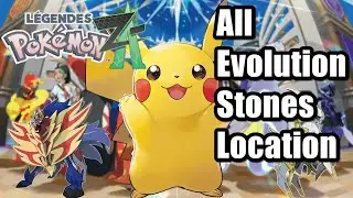 Pokemon Legends ZA - All Evolution Stones Location