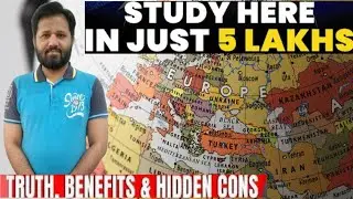 Study Abroad Just in 5 Lakhs | Cheapest Country of Europe for Study | Countries & Options Explained