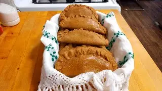 Empanadas de calabaza con harina integral dulce, panela y canela