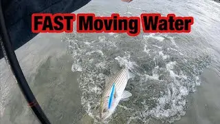 FIXING My Rod...Striper Fishing STRONG CURRENT