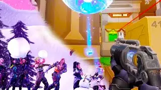 The NEW VALORANT Snowball Fight Gameplay & SNOW Icebox - Christmas Gamemode