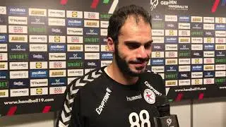 Karim Hendawy (EGY) after match against Spain