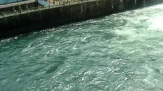 supa dam outlets open-a panoramic view