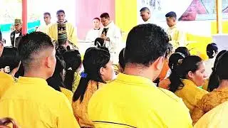 Arakan dan Torok Persembahan Misa Perdana Imam Baru