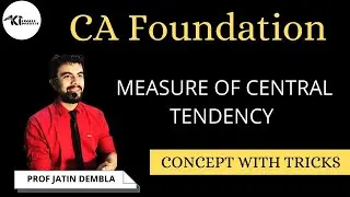 Measure of Central Tendency | Mean, Median & Mode Calculator Tricks | CA foundation Maths Tricks