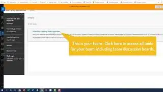 How to Access Discussion Board for Teams