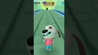 Talking Tom Time Rush Talking Hank Runs In Volcano Lava & Defeat Complete Raccoons World Challenger