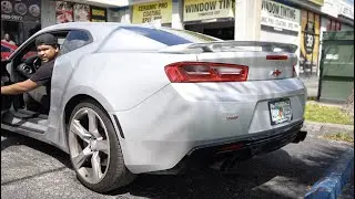 Camaro SS exhaust sound Muffler delete