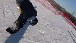 Trevor Bouchard riding the Chicopee Terrain Park - Nice shifty and lien air!