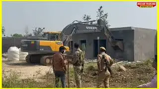 Chowadhi, Greater Kailash 30 Kanal state land encroachment removed, operation is going on
