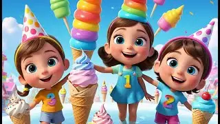 Learn Colors with Ice Cream Scoops &ndash; Magic Tower Surprise | Fun Color Learning Song for Kids