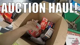 Consignment Auction Vlog - Buying Box Lots of Goodies! Tools + Toys