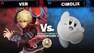 UpperCity Smash 5 - Ven (Shulk) vs Cimolix (Kirby) - Losers Round 3