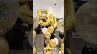 50th Birthday party🎂🎉🎈 balloon decorations sample #50thbirthday #balloondecoration