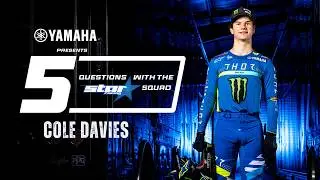 5 Questions with Cole Davies | #Yamaha Star Racing