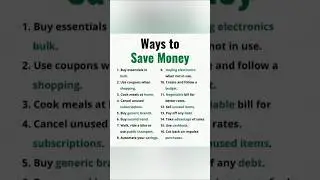 💸 16 Quick Money Hacks&ndash;Save More, Stress Less! #shorts #savemoney
