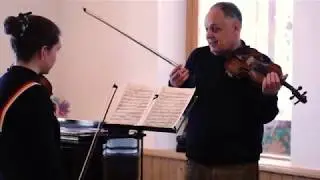Miguel Negri Violin Masterclass: Handel Violin Sonata in D Major - Allegro - 2nd movement