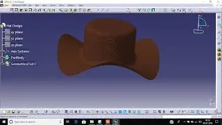 Design Of Hat | BiW Templates | Generative Shape Design | CATIA V5