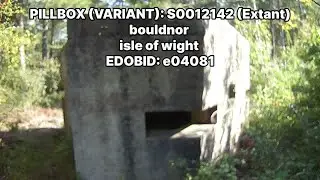 📽 PILLBOX (VARIANT): S0012142 (Extant) - bouldnor - isle of wight - EDOBID: e04081