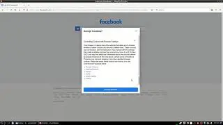Facebook must be joking: cannot login because of cookies popup bug