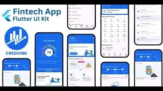 CrediVibe UI Kit &ndash; Premium Flutter UI Kit for Modern Fintech Apps |  #FintechAppDevelopment