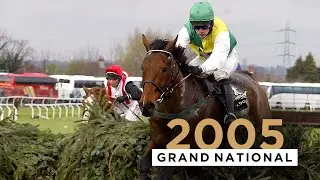 HEDGEHUNTER BOUNCES BACK FROM LAST FENCE FALL TO WIN 2005 GRAND NATIONAL AT AINTREE