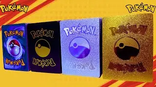 POKEMON GOLDEN, SILVER, METAL BLACK & REGULAR CARD COLLECTION | SHOWING AWESOME POKEMON CARDS #yt