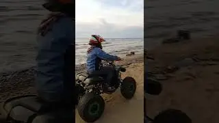 Гонки по пляжу на квадрациклах. #quadracing #квадрики