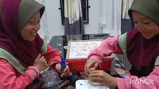 Anak-anak Seronok Dapat Mewarna Batik, Guna Kit Batik Khas Untuk Kanak-kanak. Cantik!!!