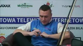Mistrzostwa Polski w Bilard - Rumia 2016 Mieszko Fortuńki vs Radosław Babica 10 bil