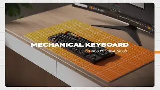 Product animation in blender |  Mechanical Keyboard