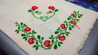 Dusati Collection|dusati design|dusati chadar|chadar design|New chadar design|cross stitch design