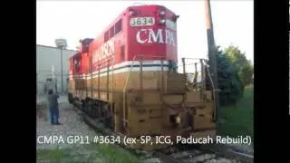 Walkaround of City of Madison Port Authority Railroad, North Vernon, Indiana, 15.08.11